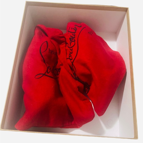 LOUBOUTIN WORLD COPINE 100 PARENT-NUDE-SIZE 37-Worn 2 times-Excellent Condition - Picture 7 of 8